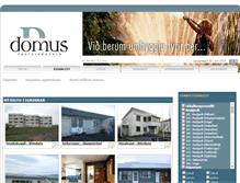 Tablet Screenshot of domus.is