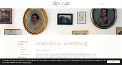 Desktop Screenshot of domus.lu