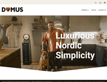 Tablet Screenshot of domus.fi