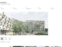 Tablet Screenshot of domus.dk