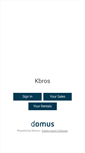 Mobile Screenshot of kbros.domus.net