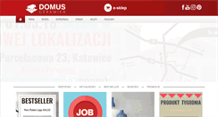 Desktop Screenshot of domus.pl